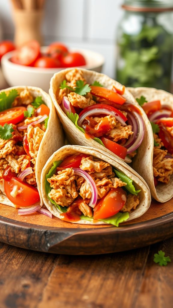 BBQ Chicken Protein Wraps  