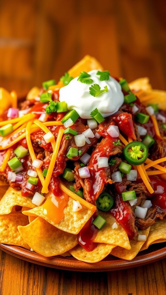 BBQ Pulled Pork Nachos