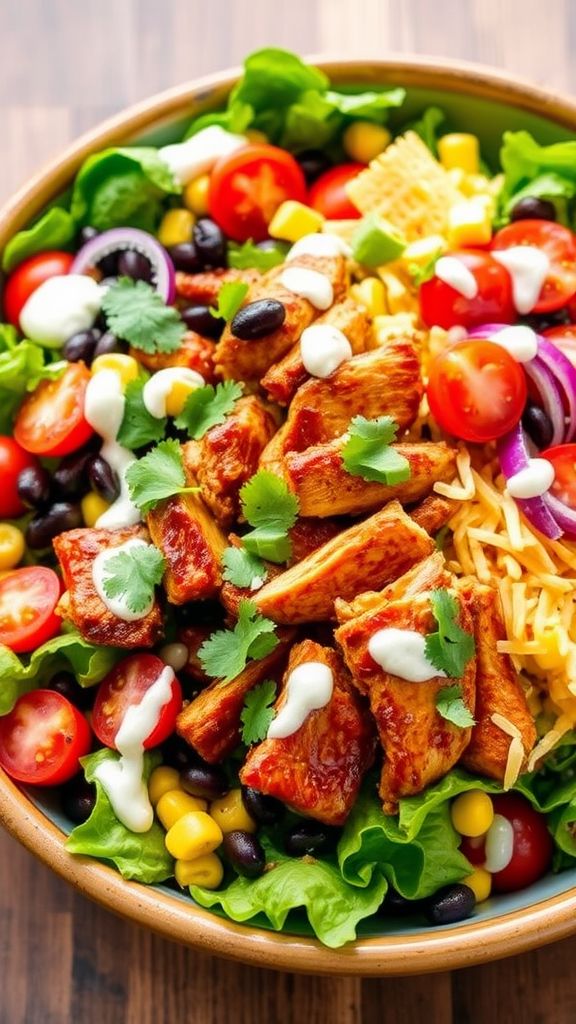 BBQ Ranch Chicken Salad