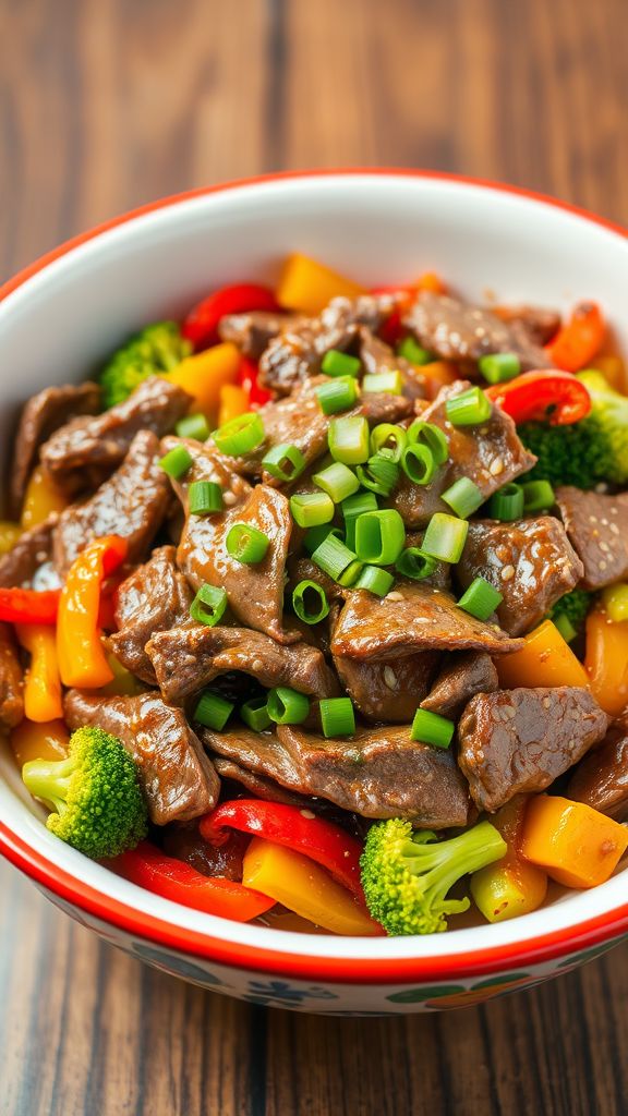 Beef and Vegetable Stir-Fry  