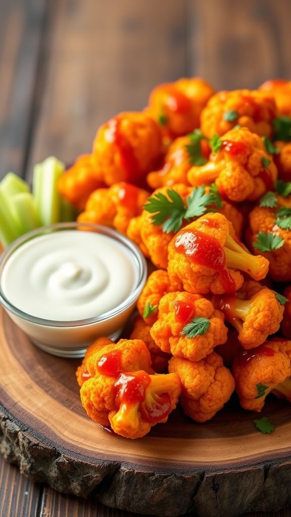 Blitzing Buffalo Cauliflower Bites