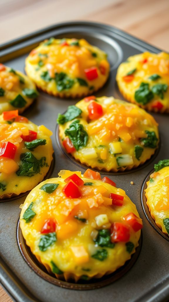 Breakfast Egg Muffins with Veggies