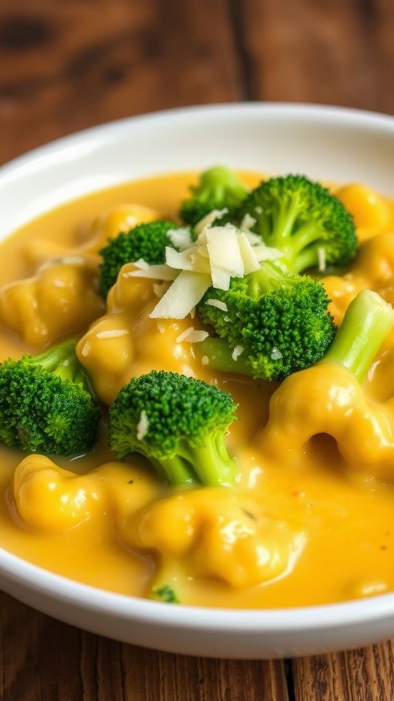 Broccoli Cheddar Keto Alfredo  