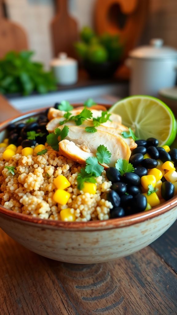 Budget-Friendly Chicken Quinoa Bowl  