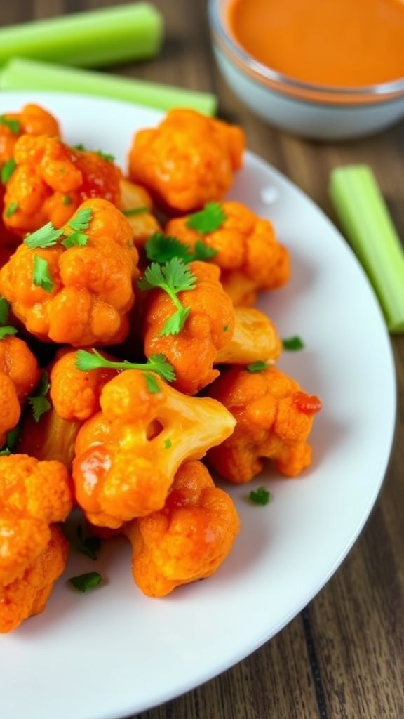 Buffalo Cauliflower Bites