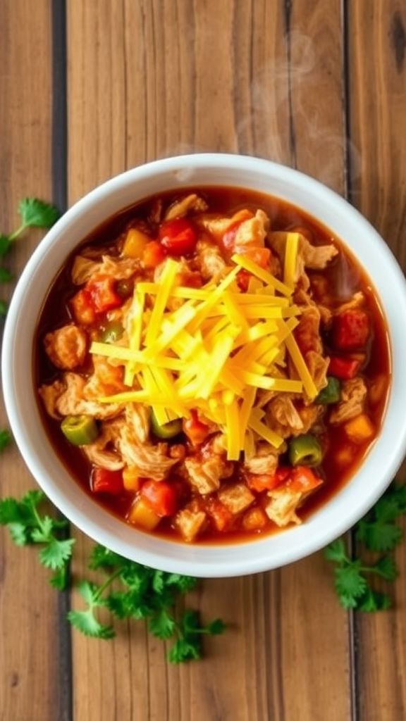 Buffalo Chicken Keto Chili