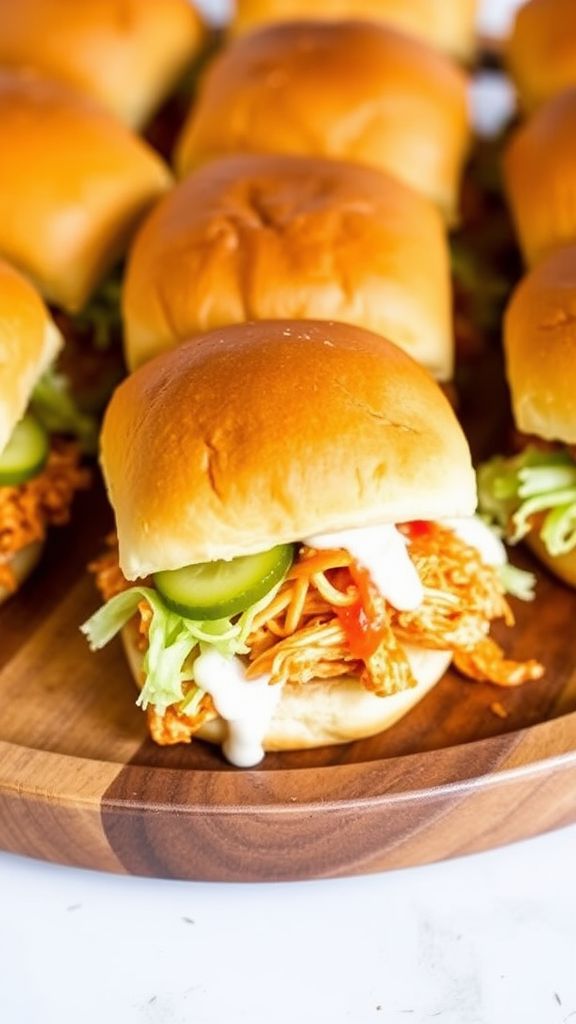 Buffalo Chicken Sliders  