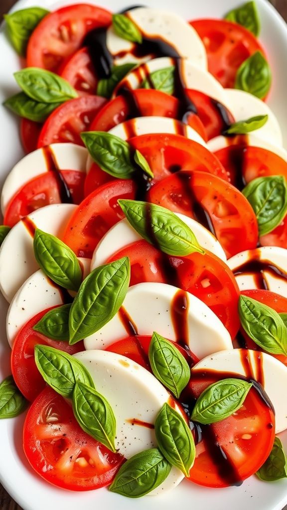 Caprese Salad with Balsamic Glaze