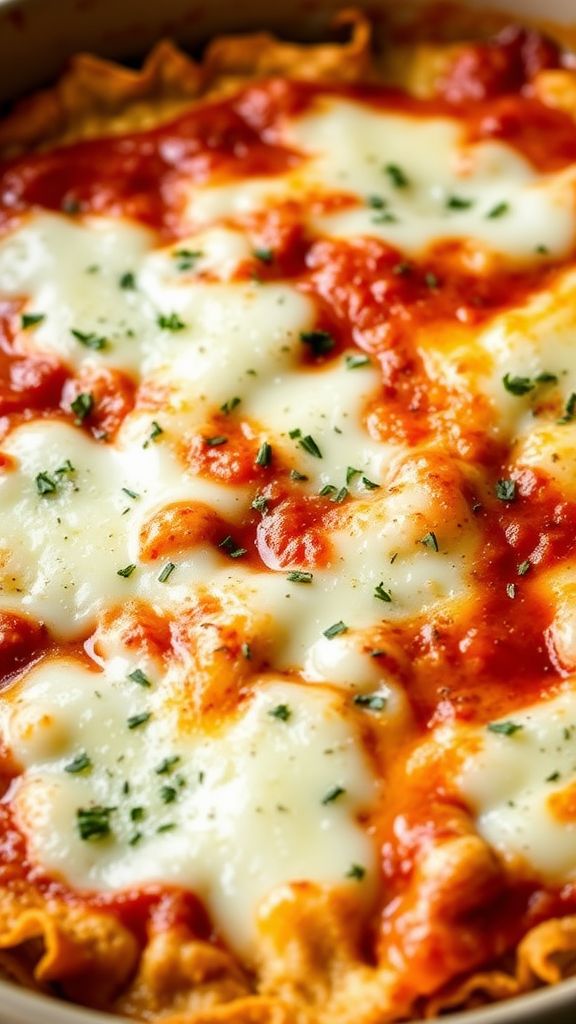 Cauliflower Crust Lasagna Bake