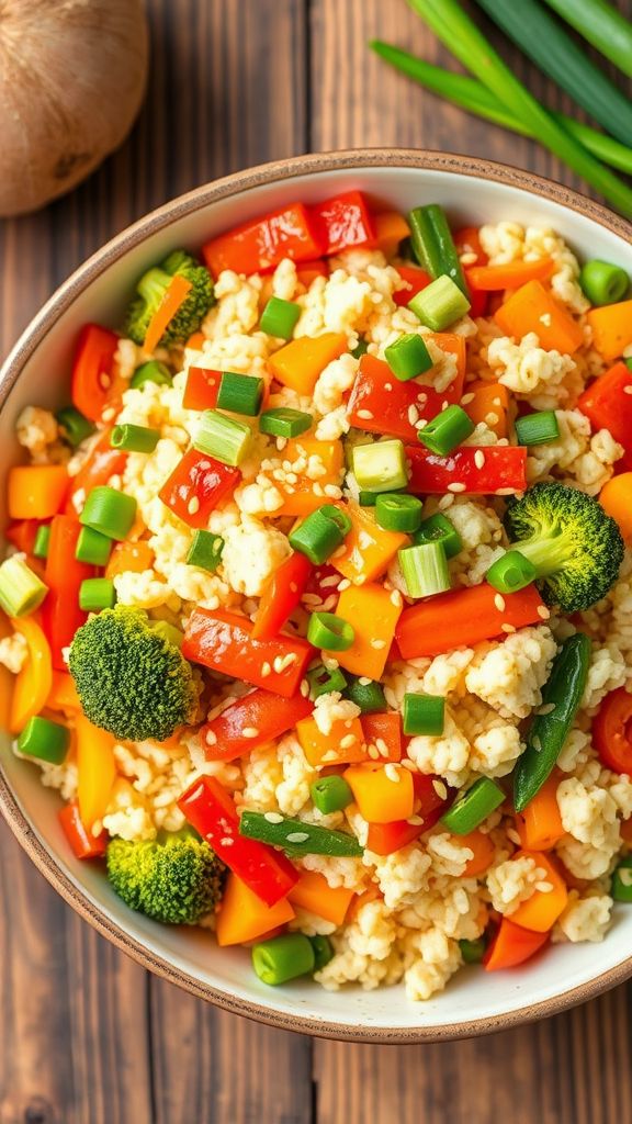 Cauliflower Rice Veggie Stir-Fry