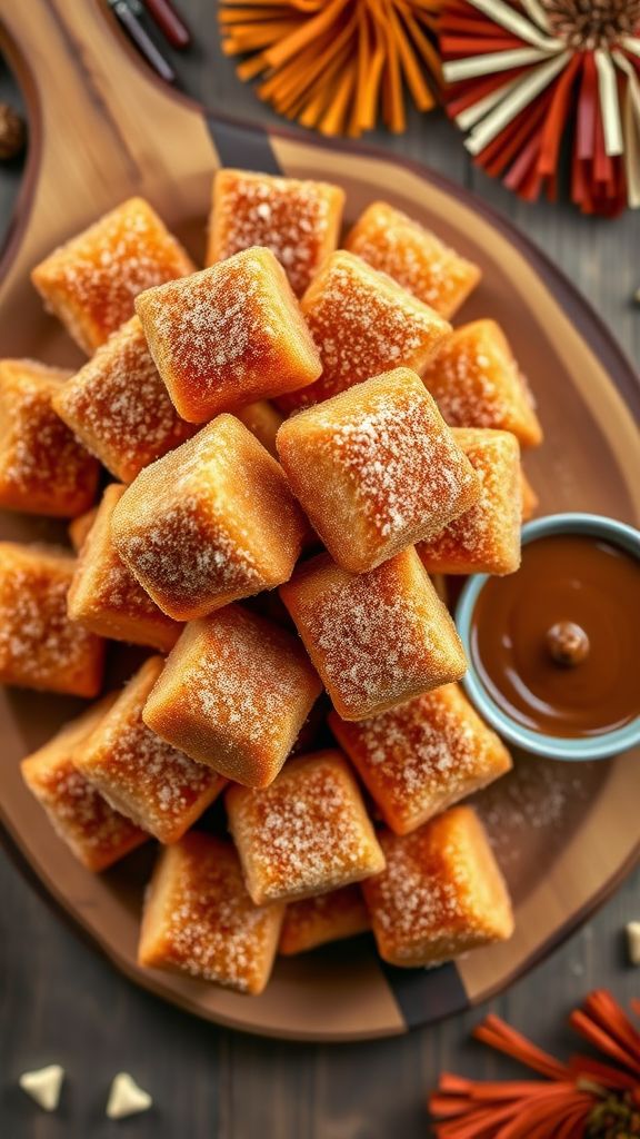 Cheerleader Churro Bites  