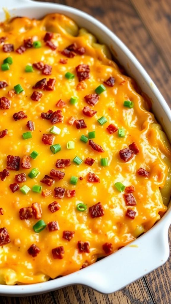 Cheesy Bacon Ranch Potato Casserole