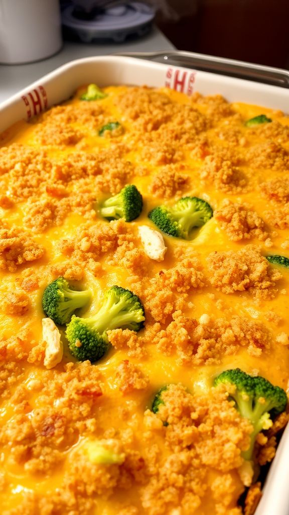 Cheesy Broccoli and Chicken Casserole