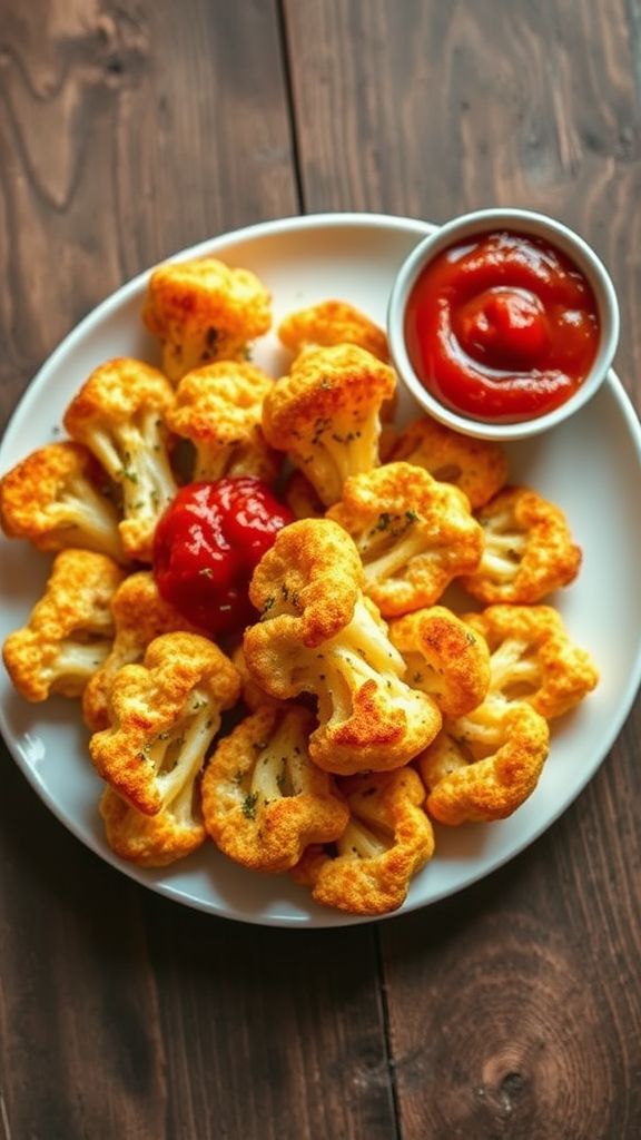 Cheesy Cauliflower Breadsticks