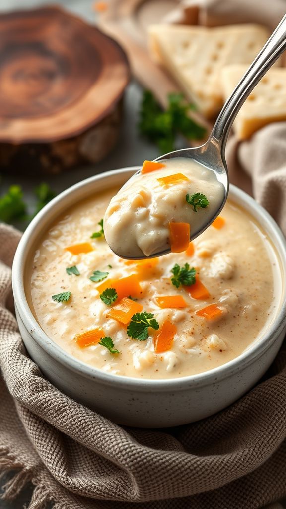 Cheesy Cauliflower Chowder