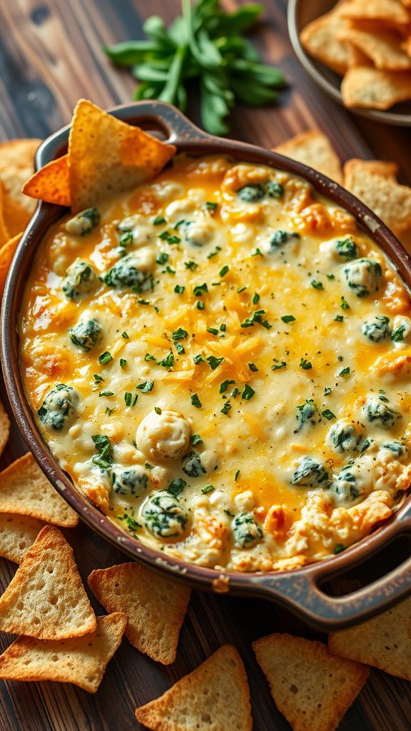 Cheesy Spinach Artichoke Dip Delight