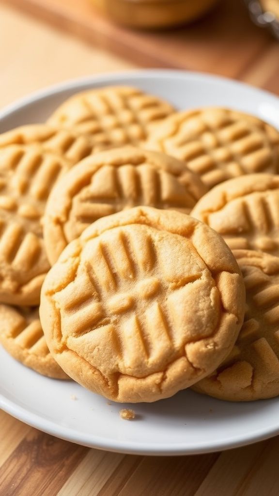 Chewy Peanut Butter Keto Cookies