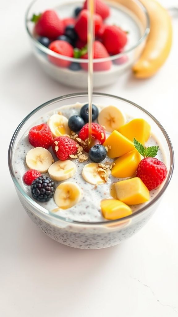 Chia Seed Pudding with Protein Powder