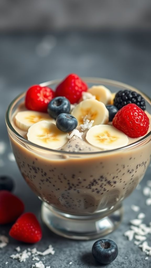 Chia Seed Pudding with Protein Powder