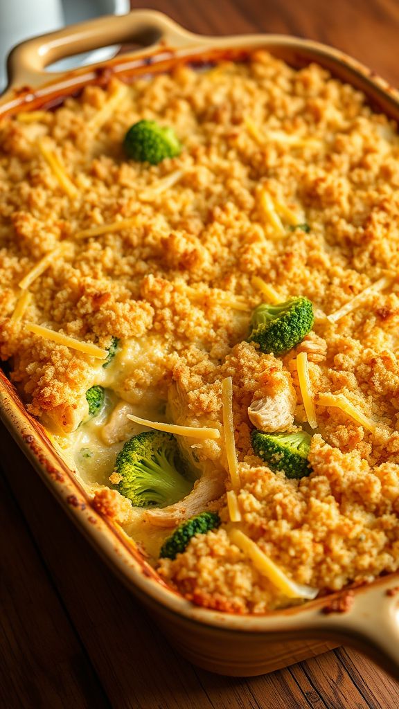 Chicken and Broccoli Cheddar Bake