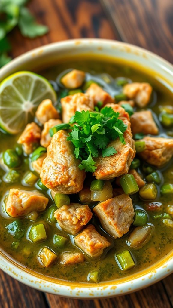 Chili Verde with Pork and Green Chile  