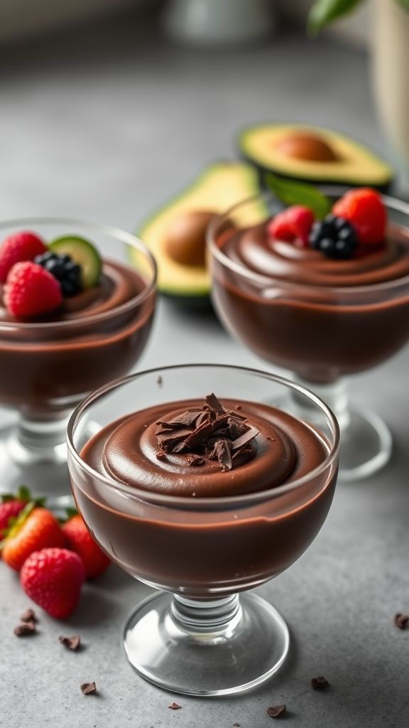 Chocolate Avocado Mousse  