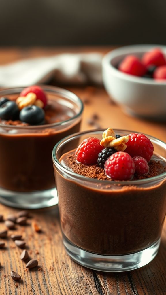 Chocolate Chia Seed Pudding  