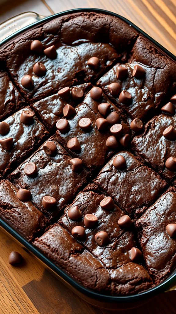 Chocolate-Chip Protein Power Brownies  