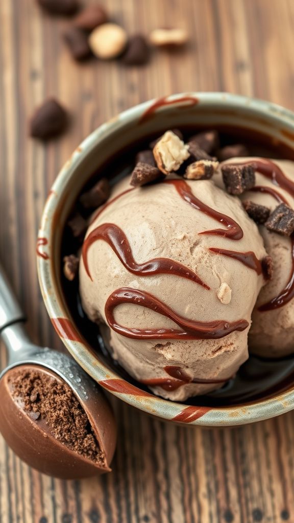 Chocolate Hazelnut Keto Spread Ice Cream