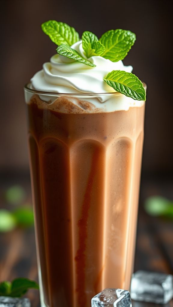 Chocolate Mint Keto Shake  