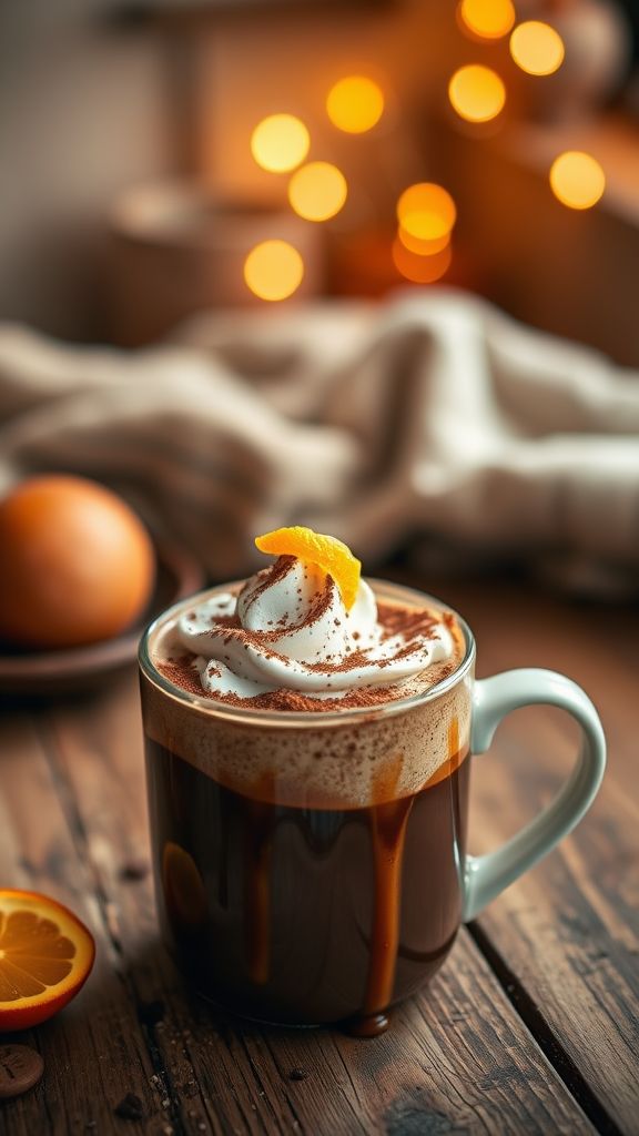 Chocolate Orange Keto Hot Drink