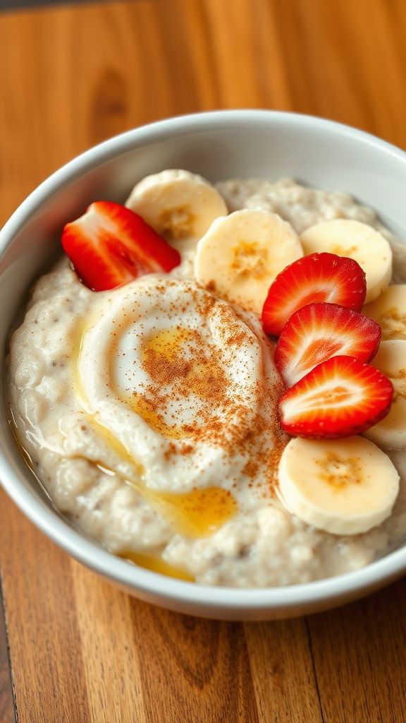 Cinnamon Egg White Oatmeal