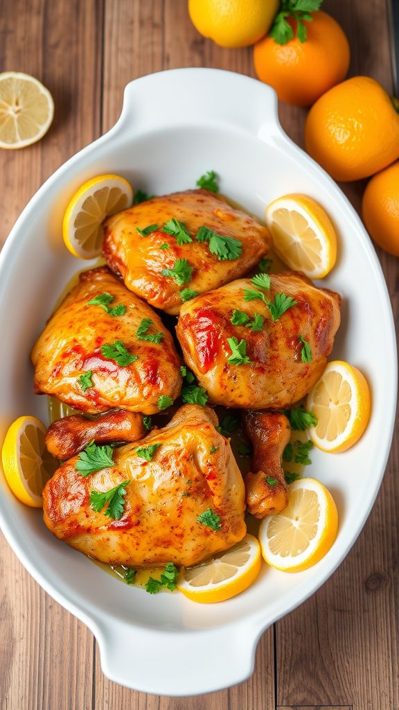 Citrus Herb Chicken Thighs