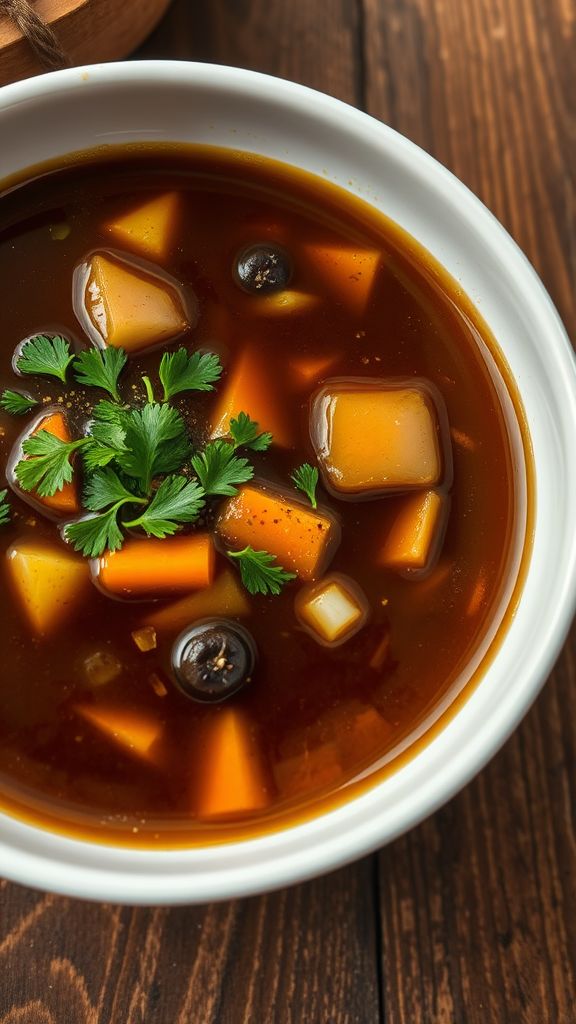 Classic Beef Bone Broth Soup  