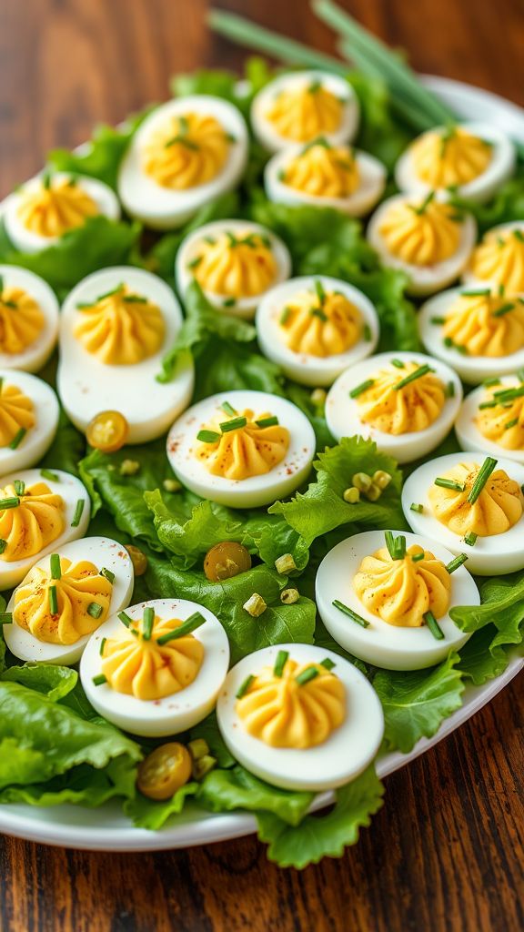 Classic Deviled Eggs with a Twist