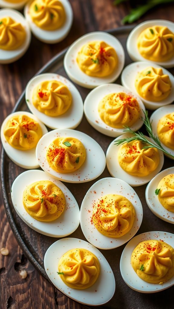 Classic Deviled Eggs with a Twist  