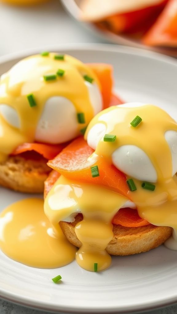 Classic Eggs Benedict with Smoked Salmon  