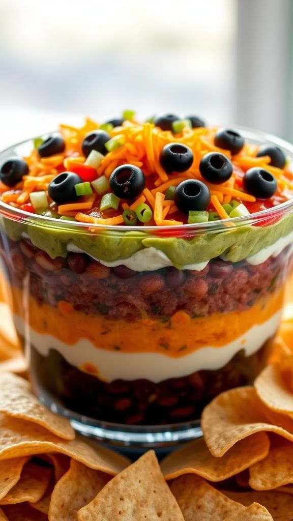 Classic Seven Layer Dip 