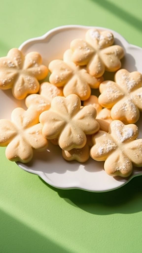 Clover-Shaped Sugar Cookies