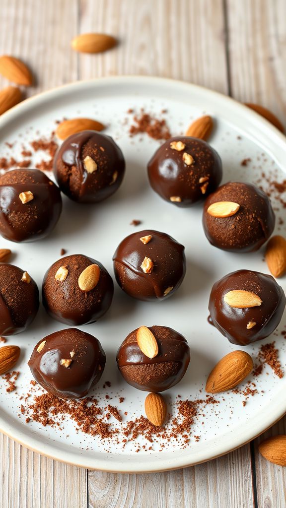 Cocoa Almond Bliss Bites  