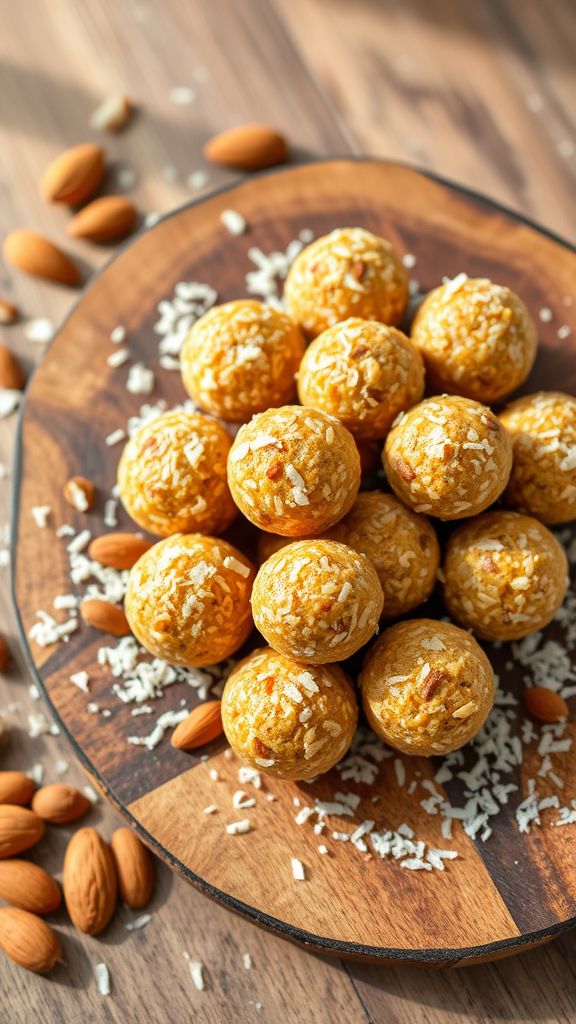 Coconut Almond Energy Bites  