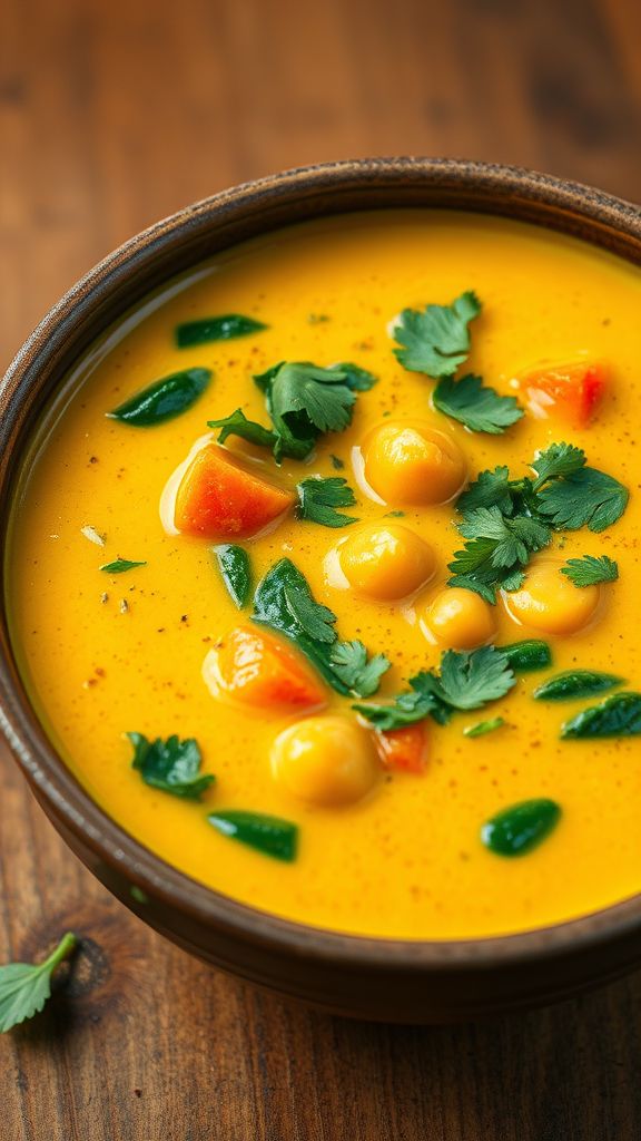 Coconut Chickpea Soup  