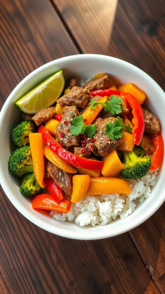 Coconut Curry Beef Stir-Fry