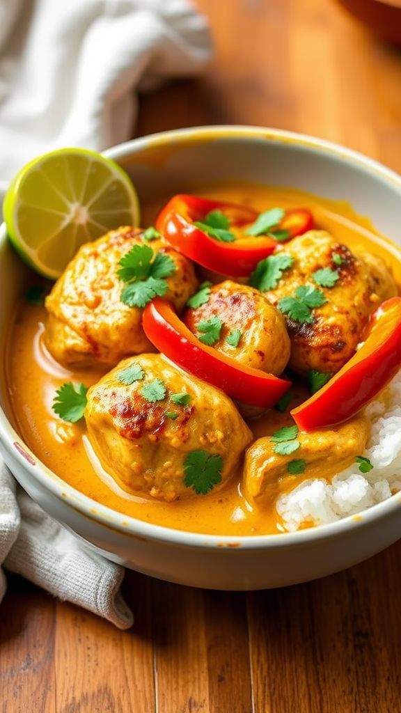 Coconut Curry Chicken Thighs