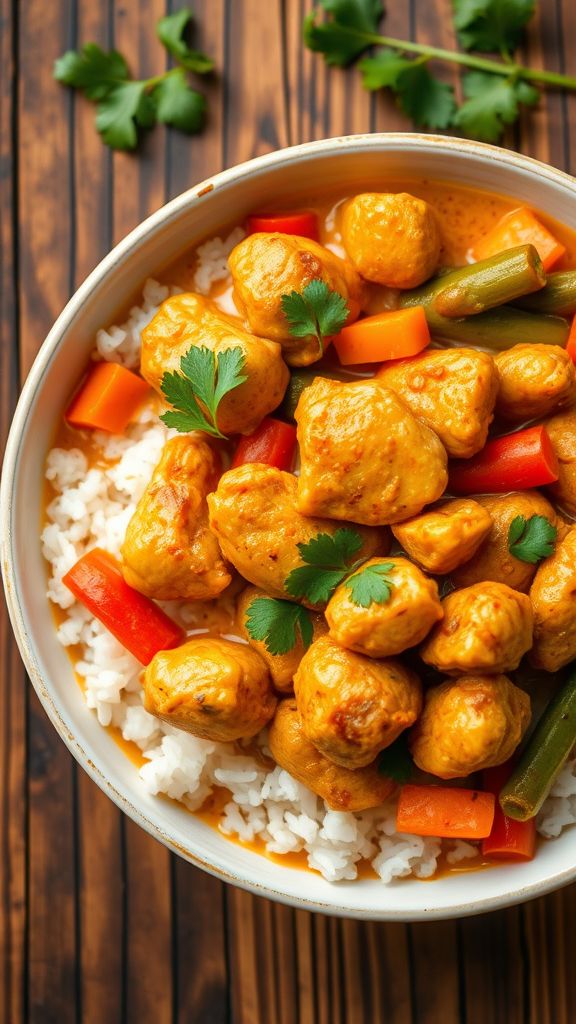 Coconut Curry Chicken with Vegetables