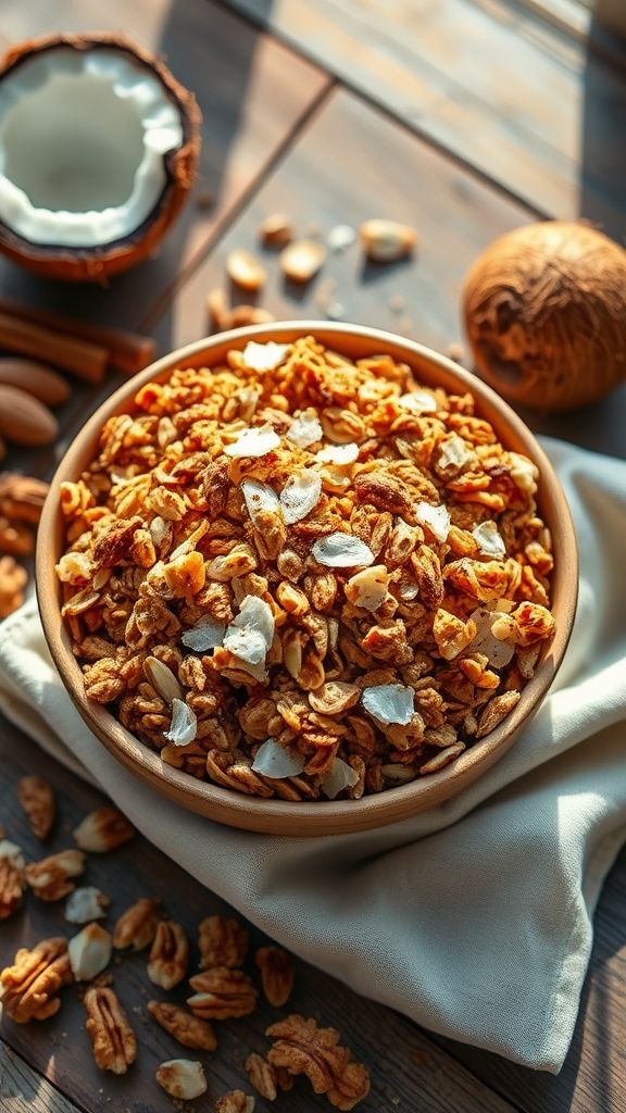 Coconut Flake Granola