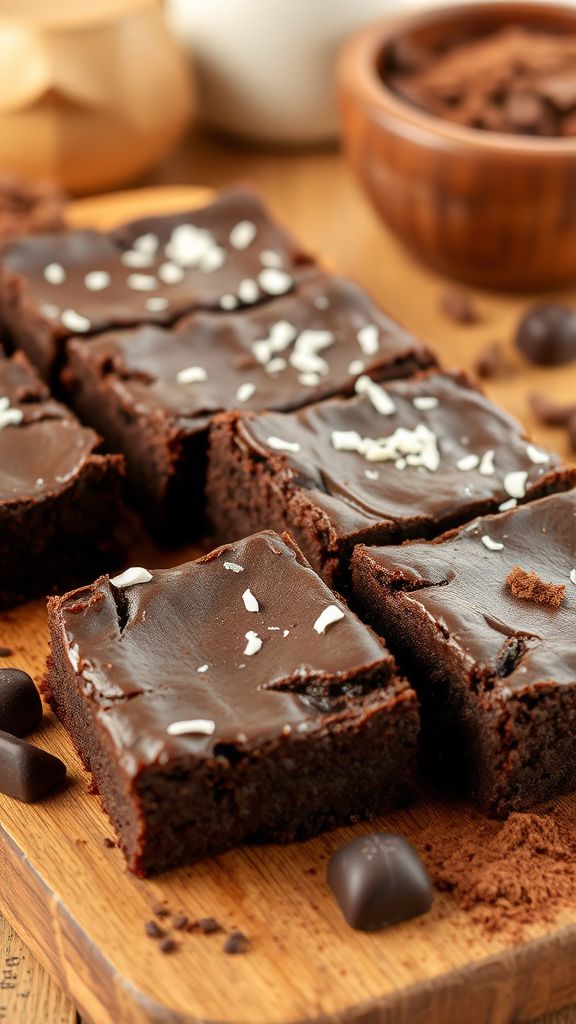 Coconut Flour Protein Brownies  