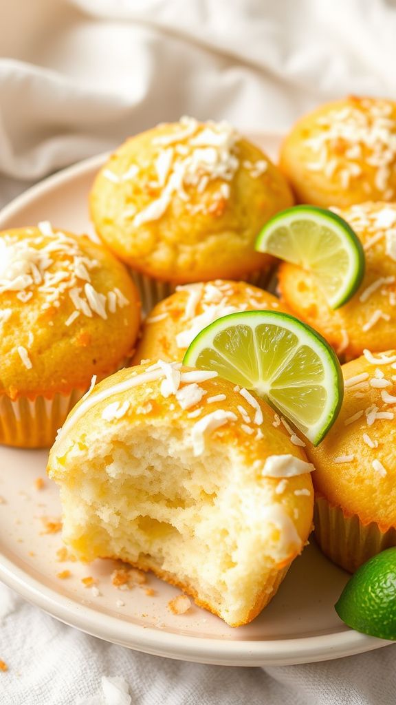 Coconut Lime Muffins