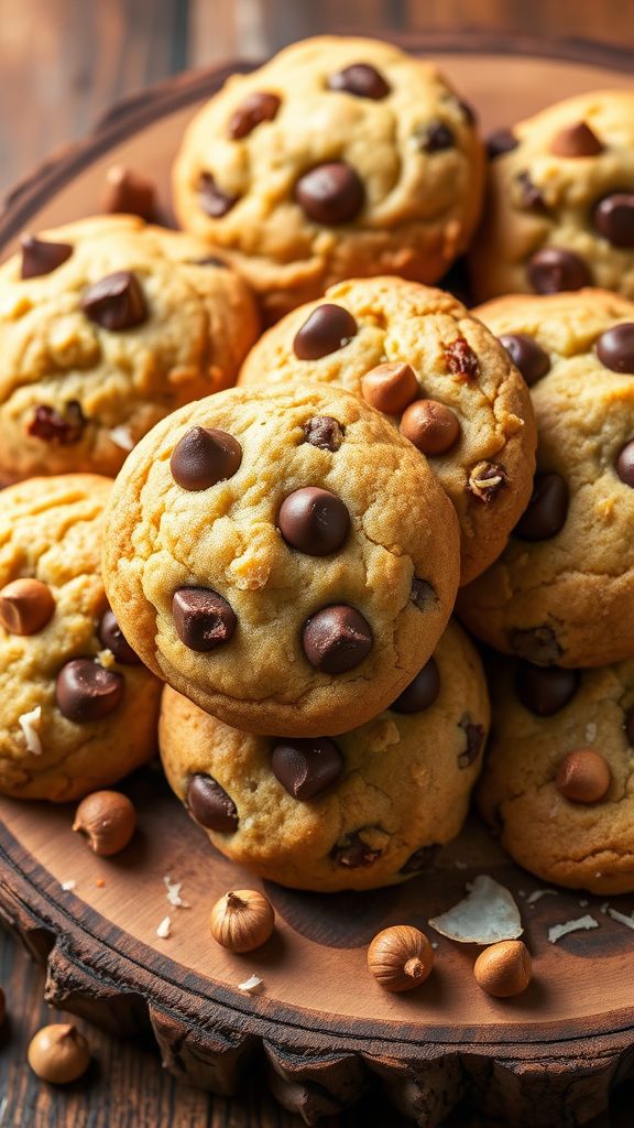 Coconut Macadamia Nut Chocolate Chip Cookies