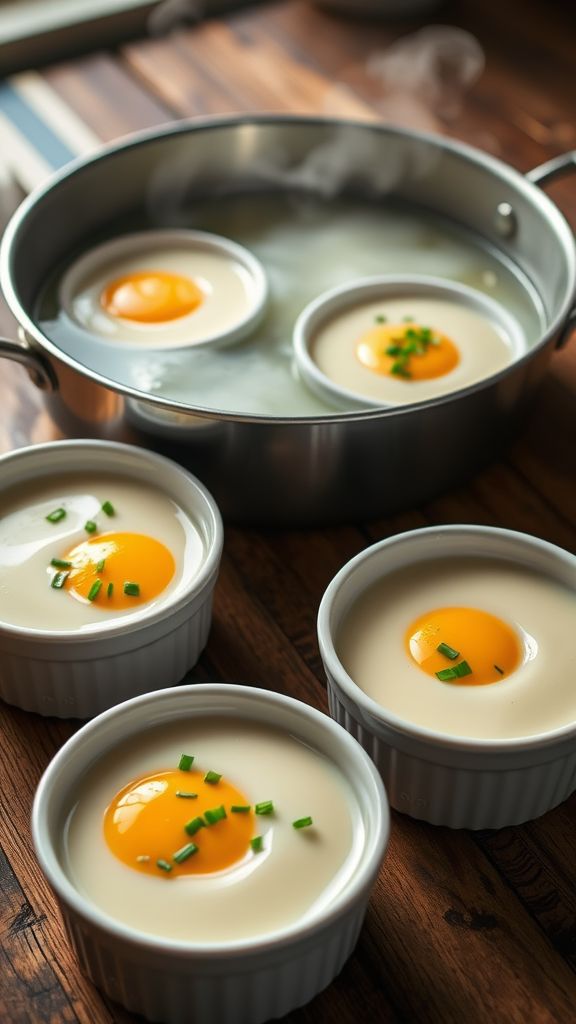 Coddled Eggs with Cream  